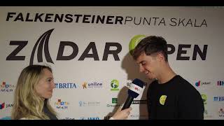 Dino PrizÌŒmicÌ intervju  Falkensteiner Punta Skala Zadar Open 2024 [upl. by Ermeena636]