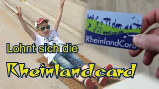 Lohnt sich die Rheinlandcard  Wir haben es getestet [upl. by Rockie]