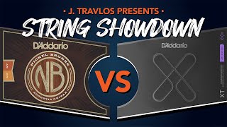 String Showdown Daddario XT Phosphor Bronze vs Daddario Nickel Bronze Acoustic Guitar Strings [upl. by Dannie129]