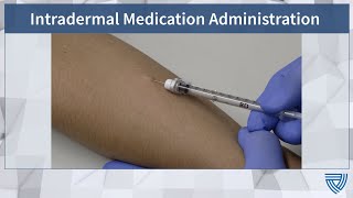 NETEC Intradermal Medication Administration [upl. by Humble]