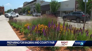 RAGBRAI 2024 Indianola preparing for riders arrival while also hosting county fair [upl. by Eiramanig12]