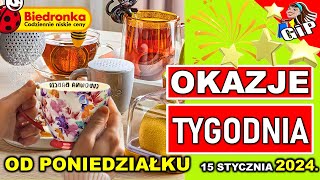 𝐁𝐈𝐄𝐃𝐑𝐎𝐍𝐊𝐀 🐞  Gazetka Promocyjna od Poniedziałku 15012024  Okazje które docenisz [upl. by Dulcle]