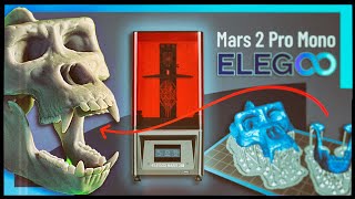 Follow along  the Elegoo Mars 2 Mono LCD Resin Printer from unboxing to supports to wash and cure [upl. by Chester]