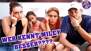 Wer kennt Miley besser Lieblingssong  Family Fun [upl. by Atteyek]