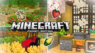 The BEST farmingcooking addon for Minecraft 120 bedrock and MCPE👩🏽‍🌾🌽🍓 UltraFarming v22 [upl. by Tray321]