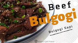 CARA MEMASAK BULGOGI SAPI  BEEF BULGOGI [upl. by Atibat]