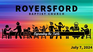 Royersford Baptist Church Worship Youth Sunday — July 7 2024 [upl. by Laertnom520]