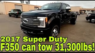 2017 F350 Platinum DuallyFull Review Part 1 [upl. by Annaliese929]