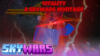 VITALITY  A SkyWars Montage  Roblox Skywars By Voxels roblox skywars montage [upl. by Eirollam289]