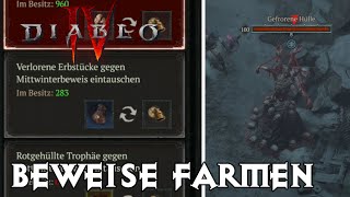 SCHNELLSTER WEG BEWEISE zu FARMEN DIABLO IV [upl. by Ayom]