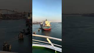 europe netherlands rotterdam europort travel ferry hulltorotterdam shorts short port [upl. by Eydie]