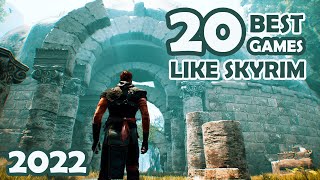 20 Best Open World Games like Skyrim  2022 Edition [upl. by Yasmine]