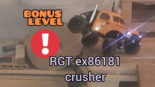 extra stage❗ et premier test RGT EX86181 crusher Rc scale crawler  ftx texan [upl. by Nailij950]