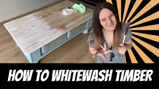 Learn How To Lighten Timber With A Paint Wash [upl. by Buote]