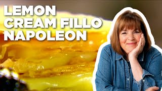 Lemon Cream Fillo Napoleon with Ina Garten amp Claudia Fleming  Barefoot Contessa  Food Network [upl. by Abraham677]