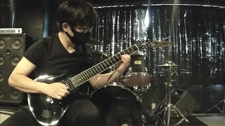 【地味にムズい】 White Walls  Between The Buried And Me  guitar solo covershort version [upl. by Aroled118]