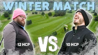 Golf Match in British Winter Conditions [upl. by Aranaj]