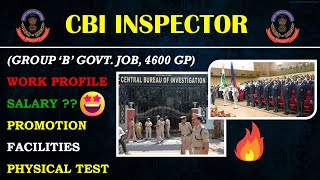 CBI Inspector Job profile  SSC CGL  Extra Salary  Work Profile  Medical Test ssccgl2024 [upl. by Aniretake]