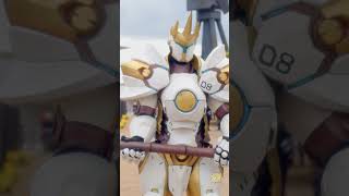 AWESOME Cosplay at MCM Comic Con Overwatch Reinhardt cosplay comiccon shorts [upl. by Eindys]