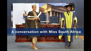 A conversation with Miss South Africa Shudufhadzo Musiḓa [upl. by Armitage]