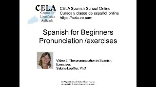 Spanish pronunciation practice [upl. by Renelle]