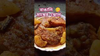 quotবাঙালি মাছের ঝোল 🍲quot shorts ytshorts cook2cookig [upl. by Teirrah721]