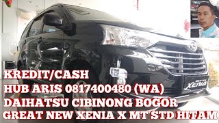 XENIA X STD  DAIHATSU GREAT NEW XENIA 13 X MT STD HITAM 2018  INDONESIA [upl. by Sigrid726]