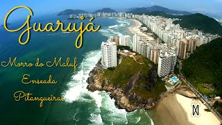 Guarujá  Praia da Enseada Praia de Pitangueiras e Morro do Maluf [upl. by Milzie477]