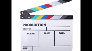 Movie Clapboard Ardoise Clap ColoréQuick Unboxing [upl. by Handbook]