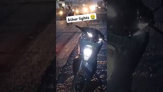 Ather 450x lights are of no use❓ ather automobile electric atherrizta atherlights olaelectric [upl. by Kleon640]