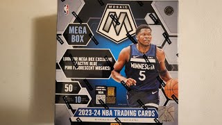 202324 Mosaic Basketball NBA Mega Box Rip amp Review 🔥 Lots of color LBJ Steph Luka 🔥 [upl. by Oremodlab383]