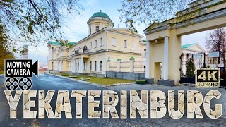 Russia Yekaterinburg city walking History center  Lenin statue  Museums 4K [upl. by Urbas169]