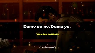 Baka Mitai  Lyrics dame da ne dame yo dame nano yo  Yakuza OST dan Lirik Bahasa Indonesia [upl. by Redmond]