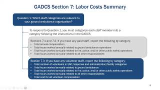 Medicare Ground Ambulance Data Collection System Instrument Volunteer Organization Requirements [upl. by Wirth]