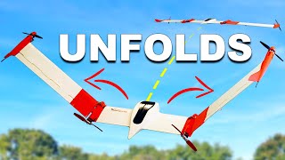 UnFolding a Quadcopter to Increase Efficiency  Part 1 [upl. by Hammad]