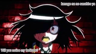 Watamote  Opening TV Size ENRomaji lyrics [upl. by Lleumas535]