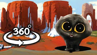 KITTEN KITTEN Scatman cat dance But Its 360 VR Video [upl. by Gilbert]