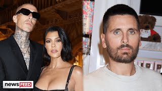 Scott Disick “Feels AWKWARD” Being Around Kourtney Kardashian amp Travis Barker [upl. by Kessia]