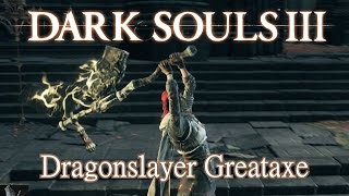 Dragonslayer Swordspear Moveset Dark Souls 3 Boss Weapon [upl. by Acceb]