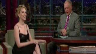 scarlett johanson on Letterman part 1 [upl. by Gerhardt]