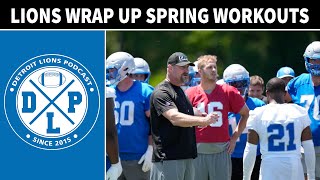 Detroit Lions Wrap Up Spring Workouts  Detroit Lions Podcast [upl. by Gabrielli]