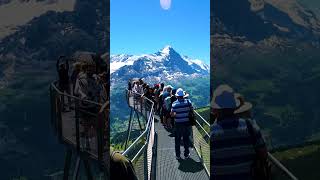 Grindelwald First Cliff Walk  SWITZERLAND [upl. by Ahseral]