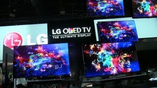 CES 2013 LG OLED televisions  Consumer Reports [upl. by Einneb]