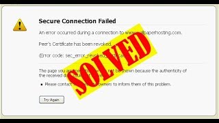 Easy Ways Error Code SECERRORREVOKEDCERTIFICATE Firefox Issue [upl. by Elime308]