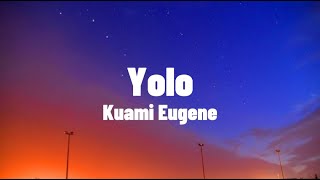 Kuami Eugene  Yolo Lyrics Video [upl. by Reniti]