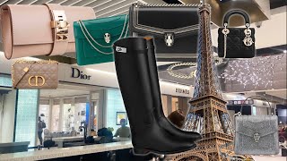 Paris CDG Airport LUXURY SHOPPING VLOG  Hermes  Dior  BVLGARI [upl. by Yrocaj]