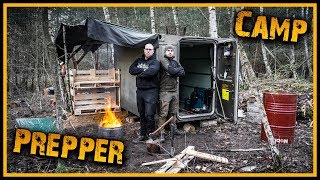 Im Prepper Camp von Fritz Meinecke  Outdoor Bushcraft Survival [upl. by How]