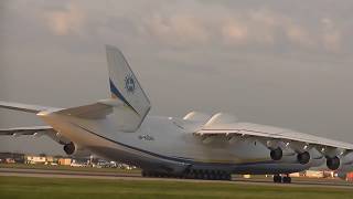 Antonov An225 MRIYA START of SIX ENGINES [upl. by Xena]