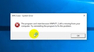 How to fix quotXINPUT13dll is missingquot error [upl. by Asiluj]