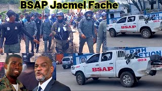 BSAP Jacmel fache Yo pran lari ak Zam nan Main Lapolis remèt Machine BSAP la svp [upl. by Amalle279]